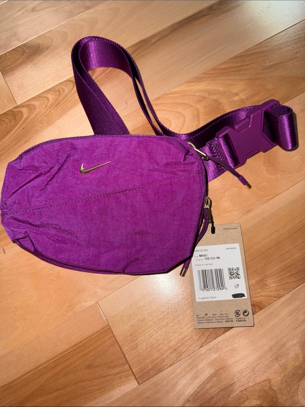 Nike Purple Crossbody Belt Bag BNWT